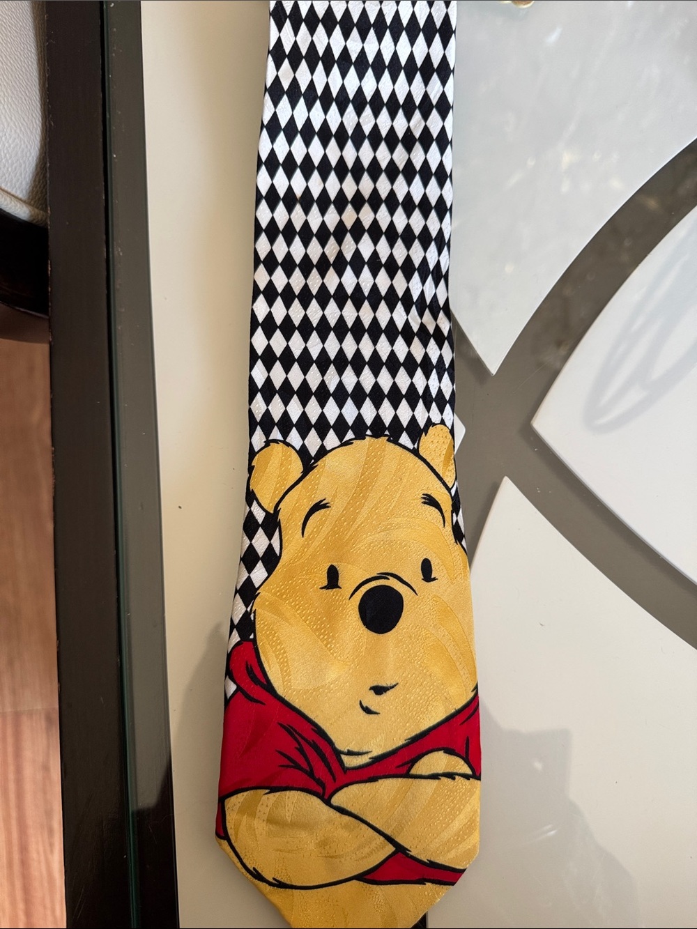Children's Winnie the Pooh Yellow & Red Character Tie